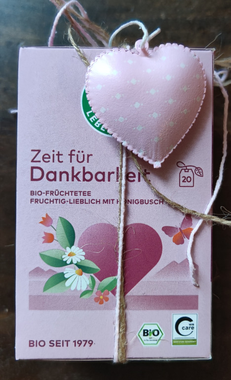 Zeit für Dankbarkeit Tee bio